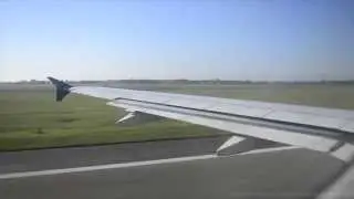 SAS Airbus A320 - Copenhagen (CPH) taxiing and take off