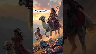 What if Inca had war llamas vs Spanish horses.. #history #whatif #incas #alternatehistory