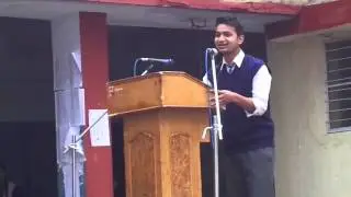 funny words of headboy on farewell@laugh