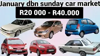 Lot of cars from R20.000 - R40.000 in durban sunday car flea market 18/01/2026