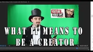 What It Means To Be A Creator For Me, CraftyAndy To Nick Nimmin