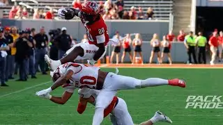 NC State RB Kendrick Raphael on impressive game against VMI, learning from veteran teammates