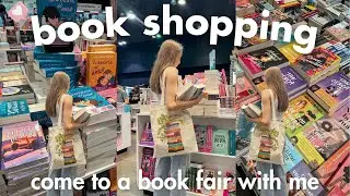 come book shopping with me ♡ book fair + book haul