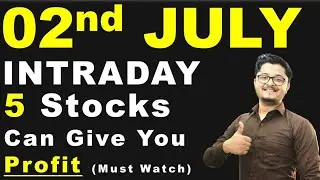 5 INTRADAY STOCKS TOMORROW | 2nd July best Intraday Opportunity By UD Trend