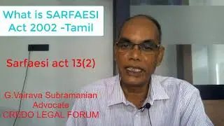 SARFAESI ACT 2002-In Tamil