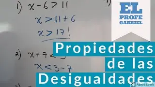 Propiedades de las Desigualdades.