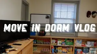 D1 College Athlete Move In Vlog