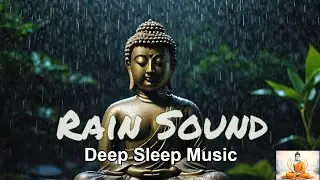 Rain Sounds for Deep Sleep & Insomnia Relief 🌧️ | Buddha Calm (Black Screen)