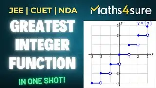Ultimate Guide to Greatest Integer Function | Class 11/12 & College Maths | JEE, NDA, CUET Prep