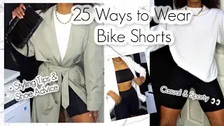 HOW TO: Style Bike Shorts || 25 ways