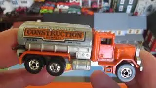 Peterbilt Tanker Truck Vintage 1979 Hot Wheels Toy Review - California Construction Orage Full Metal