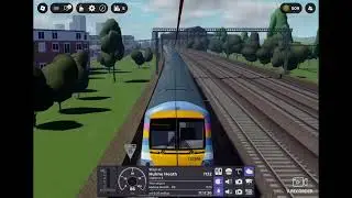National Express High speed train With 9 Cars Class 170 Turbostar to Hulme Heath to Belmont Green YT