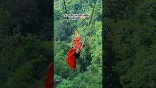 The best swing 😵&zwj;💫😍 #baliswing #bali #alohaubud #ytshorts
