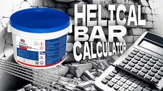 Spiral Anchor ( Helical Bar ) Mortar Calculator Demonstration - Quick and Easy Calculation