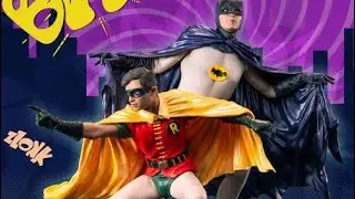 Batman 1966 Adam West & Burt Ward Pure Arts Statue!  #batman #batman66 #adamwest #burtward 