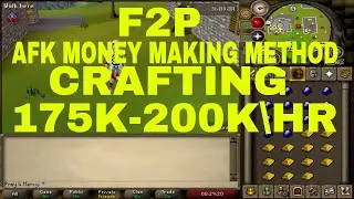 OSRS F2P CRAFTING  MONEY MAKING METHOD 2019