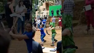Behind Scenes A Minecraft Movie 2025 #minecraft #viralvideo #shorts