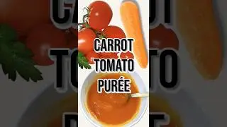 8-10month's baby food/Vegetable Puree/ #shortsfeed #babyfood #carrot #babyfoodrecipe #trendingshorts