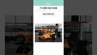 F1 규정이 생긴 이유들