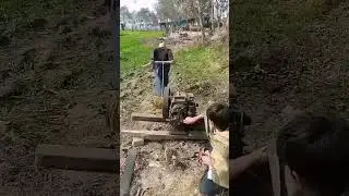 Pull rope type - start diesel engine