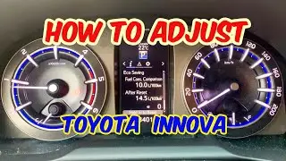 Average Fuel Consumption Unit Adjustment for Toyota Innova