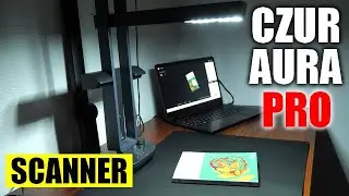 CZUR AURA PRO : SCANNER LIVRE & DOCUMENT ULTRA RAPIDE 📚 2s/PAGE, OCR 180 LANGUES, PLIABLE PORTABLE !