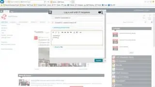 Logging a ticket with the IT Helpdesk