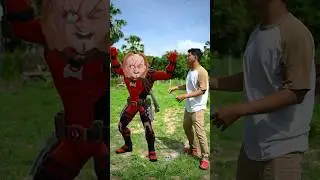Funny vfx flying body parts Deadpool #funny #vfx