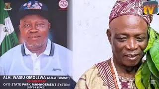 OYO STATE PACK MANAGER CHAIRMAN TOMIWA TOMMY VISITED NEW OLUBADAN OBA SENATOR RASHEED ADEWOLU LADOJA