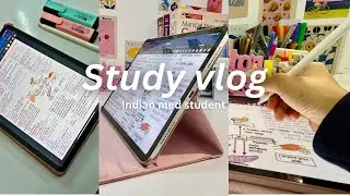 STUDY VLOG | 72 hours of studying 📚 medicine and gynaecology | Productivity vlog