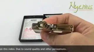 Unboxing Zippo 1654B High Polish Brass Slim Size