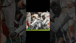 Timeline of a final painting #art #sportsart #yankees #bostonart #paintingtechniques #howtopaint