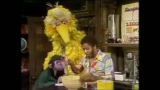 Classic Sesame Street - Big Bird Is Very Excited That Buffy Is Coming Back To Sesame Street 1976