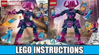LEGO Instructions - Marvel Super Heroes - 76316 - Fantastic Four vs. Galactus Construction Figure