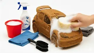 Super Realistic Cleaning ASMR | Dirty Racing Car 206 After an Extreme Adventure🏎💦