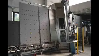 LISEC KSR-30 + KSV + VHW-30/6 Automatic Glass Edge Arrising (Seaming) Line