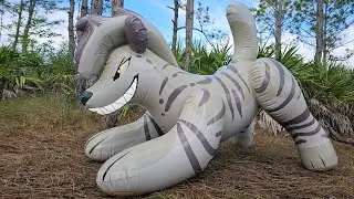 Nyika the Striped Hyena Ride-On Toy from Horseplay Toys