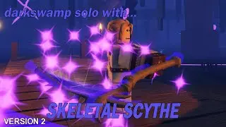 Alstigar Darkswamp solo with Skeletal scythe (V2) - Wave Defense: OVERDRIVE!