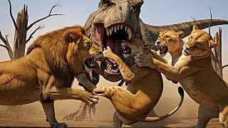 T-Rex vs Lion: The Ultimate Showdown