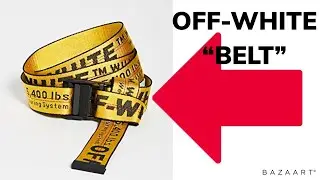 OFF-WHITE &ldquo;BELT&rdquo; yellow