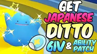 Get Shiny 6IV Japanese Ditto with Ability Patch NOW in Pokemon Scarlet Violet