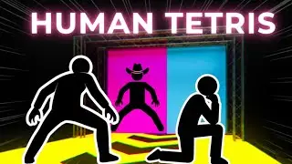 HUMAN TETRIS | 2 Players | Immersive Interactive Warm Up #4 
