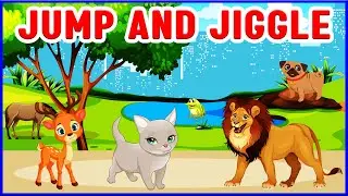 Jump And Jiggle With Lyrics And Actions | Nursery Rhymes Box | Nursery Rhymes Songs