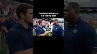 Florida QB DJ Lagway back in walking boot after Miami loss. #collegeai