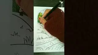 Tutorial mewarnai pemandangan #mewarnai #colouringtutorial #coloring #pemandangan