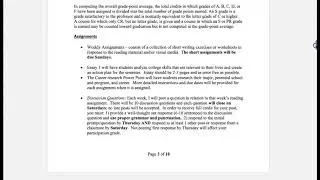 Fall 2020 COLL 101 Syllabus
