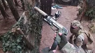 The Banshees on manoeuvers in Absolute Airsoft, Cork Game1