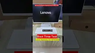 Lenovo All in One PC | Booting speed test windows 11 | desktop for office work