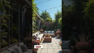 Modern Patio Oasis: Create a Vibrant Space with Beautiful Flower Arrangement