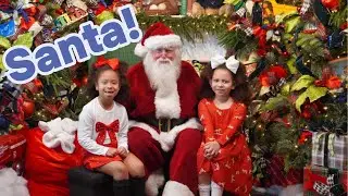 Taking Our Girls to See Santa | Family Christmas Vlog